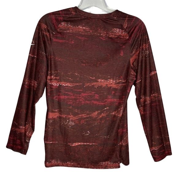 Nike LeBron James Shirt Mens Small Burgundy Ultimate Elite Dri Fit Training Top - Picture 2 of 7